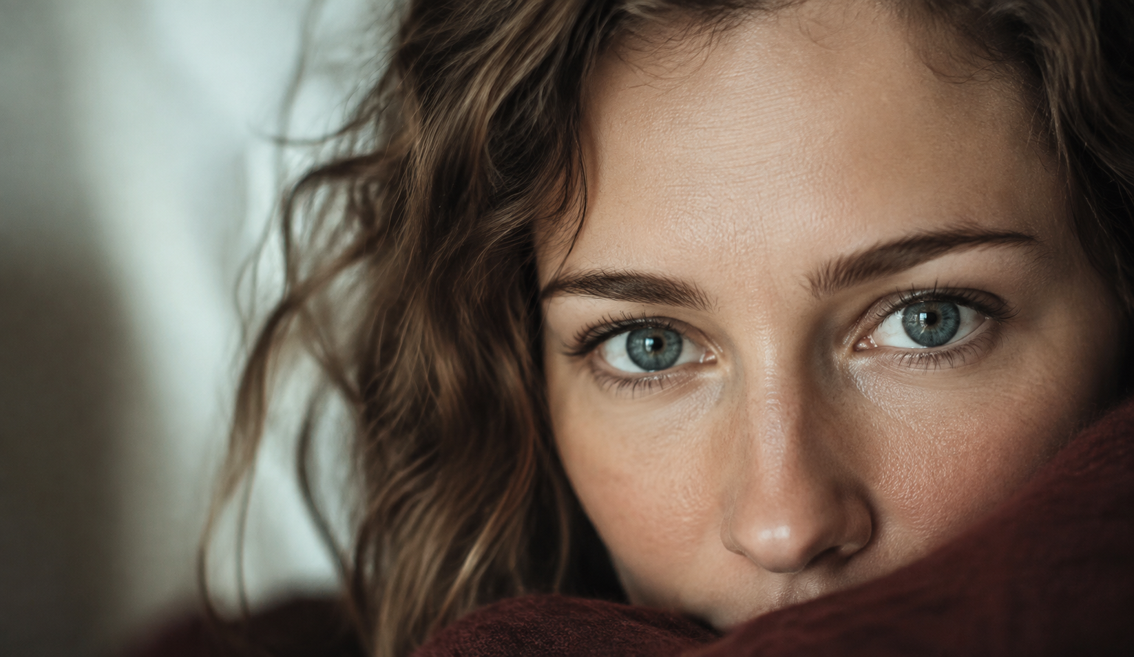 A direct, thoughtful gaze